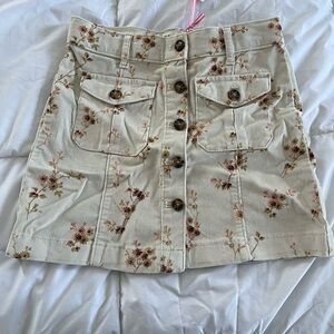 Vineyard vines Floral Button-Front Skirt